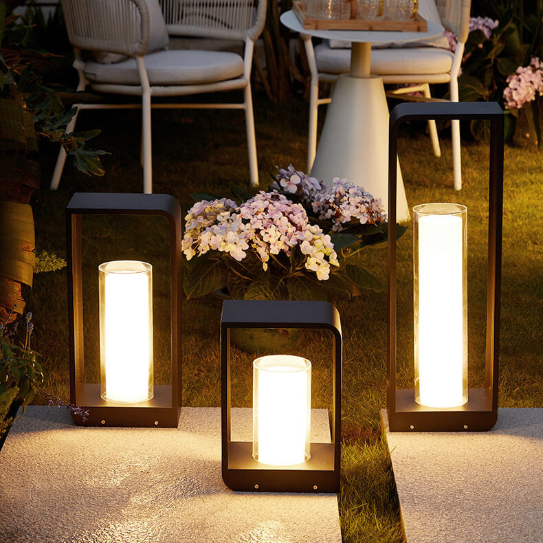 Contemporary Outdoor LED Light | Waterproof Solar & Wired Options for Versatile Illumination 3
