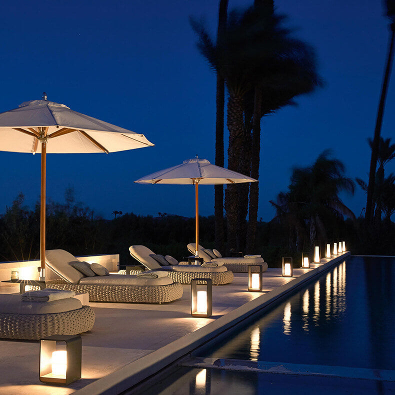 Contemporary Outdoor LED Light | Waterproof Solar & Wired Options for Versatile Illumination 5
