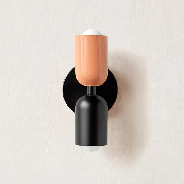 Contemporary Wall Sconce Lighting | Dual LED Cylinder Design for Cozy Ambiance 12