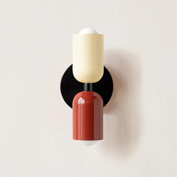 Contemporary Wall Sconce Lighting | Dual LED Cylinder Design for Cozy Ambiance 9