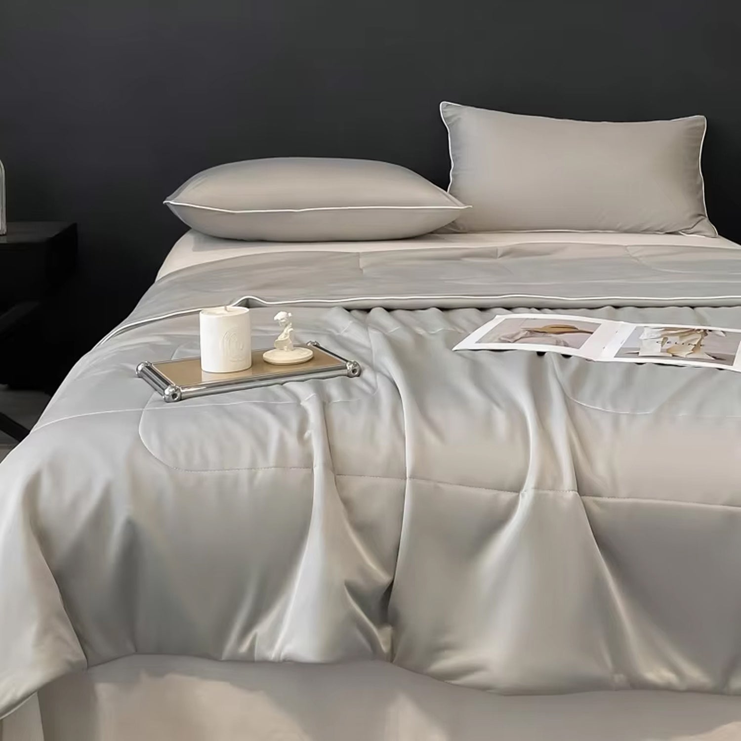 Cooling Blanket Collection | Advanced Q-Max Fabric for Bed with Double-Sided Design | Effective Temperature Regulation for Comfortable Sleep 10