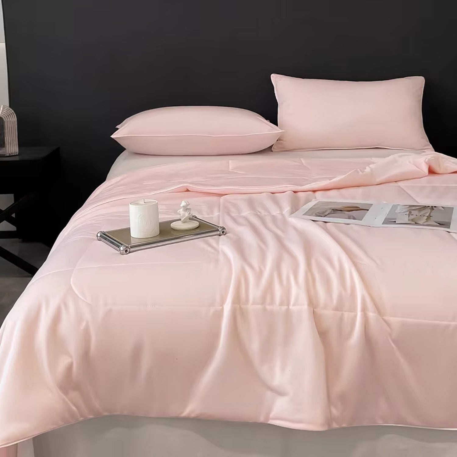 Cooling Blanket Collection | Advanced Q-Max Fabric for Bed with Double-Sided Design | Effective Temperature Regulation for Comfortable Sleep 14