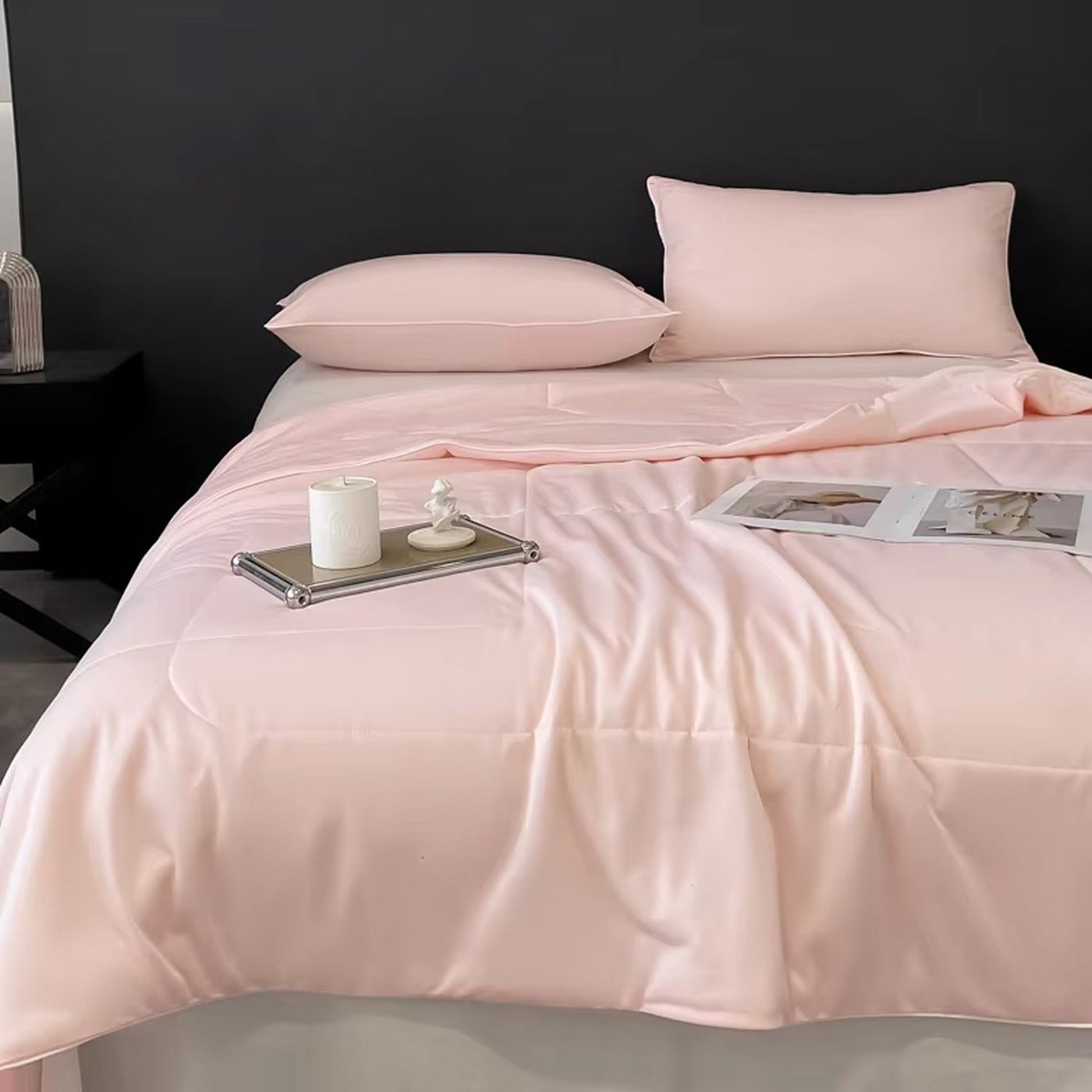 Cooling Blanket Collection | Advanced Q-Max Fabric for Bed with Double-Sided Design | Effective Temperature Regulation for Comfortable Sleep 14