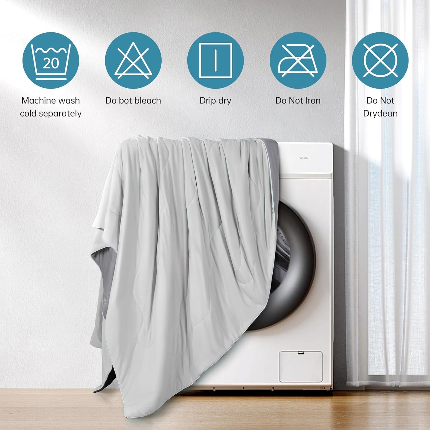 Cooling Blanket Collection | Advanced Q-Max Fabric for Bed with Double-Sided Design | Effective Temperature Regulation for Comfortable Sleep 6