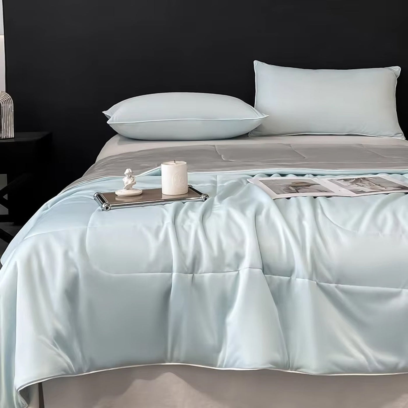 Cooling Blanket Collection | Advanced Q-Max Fabric for Bed with Double-Sided Design | Effective Temperature Regulation for Comfortable Sleep 9