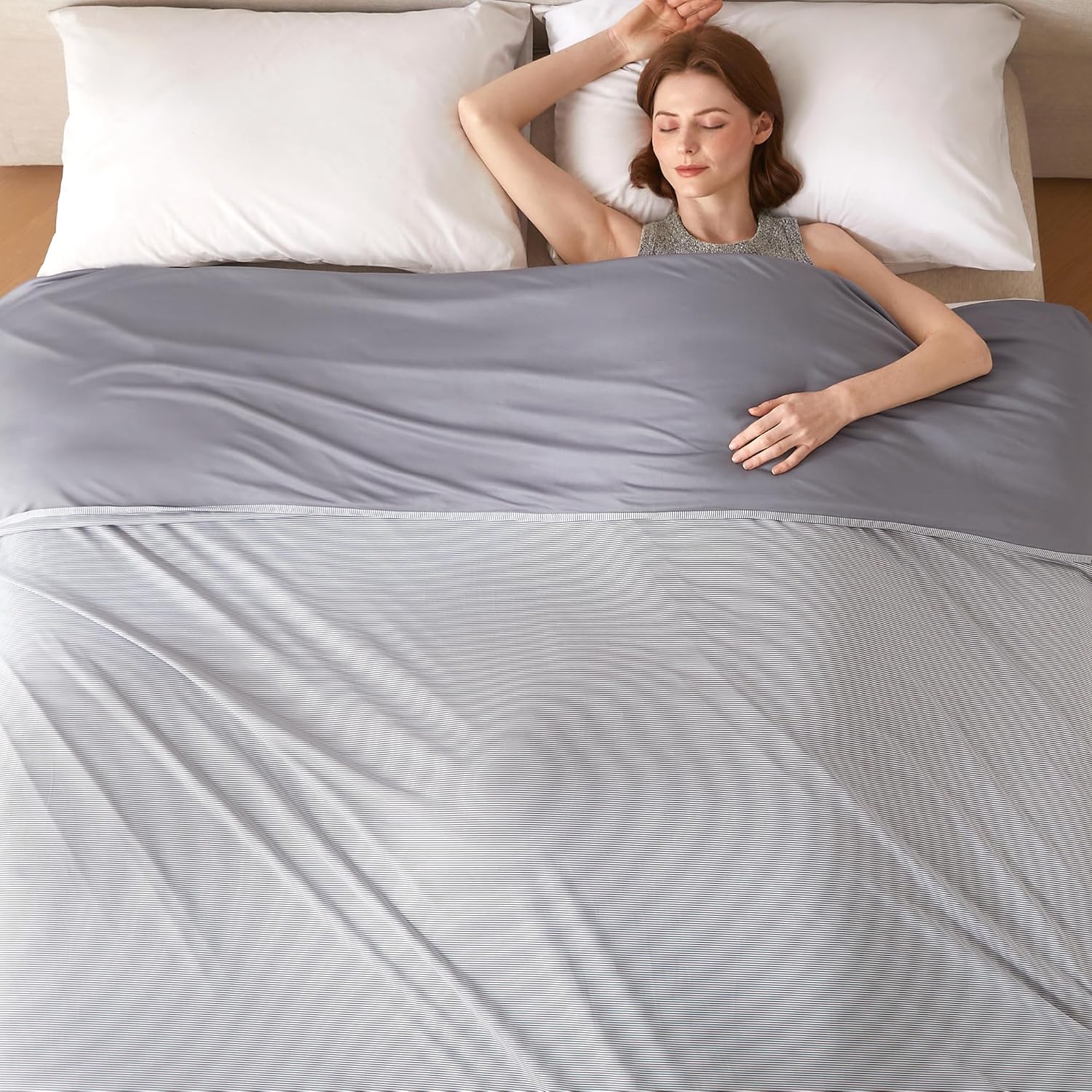 Cooling Blanket Collection | Cooling Blanket for Bed with Dual-Sided Design | Breathable Fabric for Comfortable Sleep 5