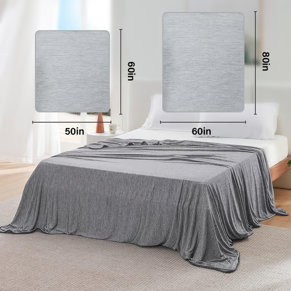 Cooling Blanket Collection | Lightweight Cooling Blanket with Dual-Sided Design | Ideal for Hot Sleepers 0