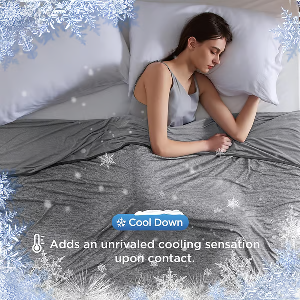 Cooling Blanket Collection | Lightweight Cooling Blanket with Dual-Sided Design | Ideal for Hot Sleepers 1