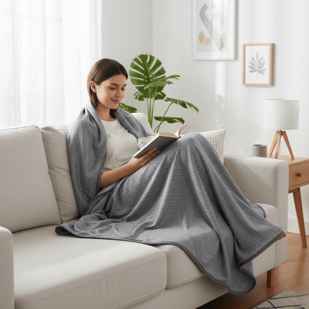 Cooling Blanket Collection | Temperature-Regulating Blanket with Moisture-Wicking Technology | Lightweight & Breathable for Hot Sleepers 1