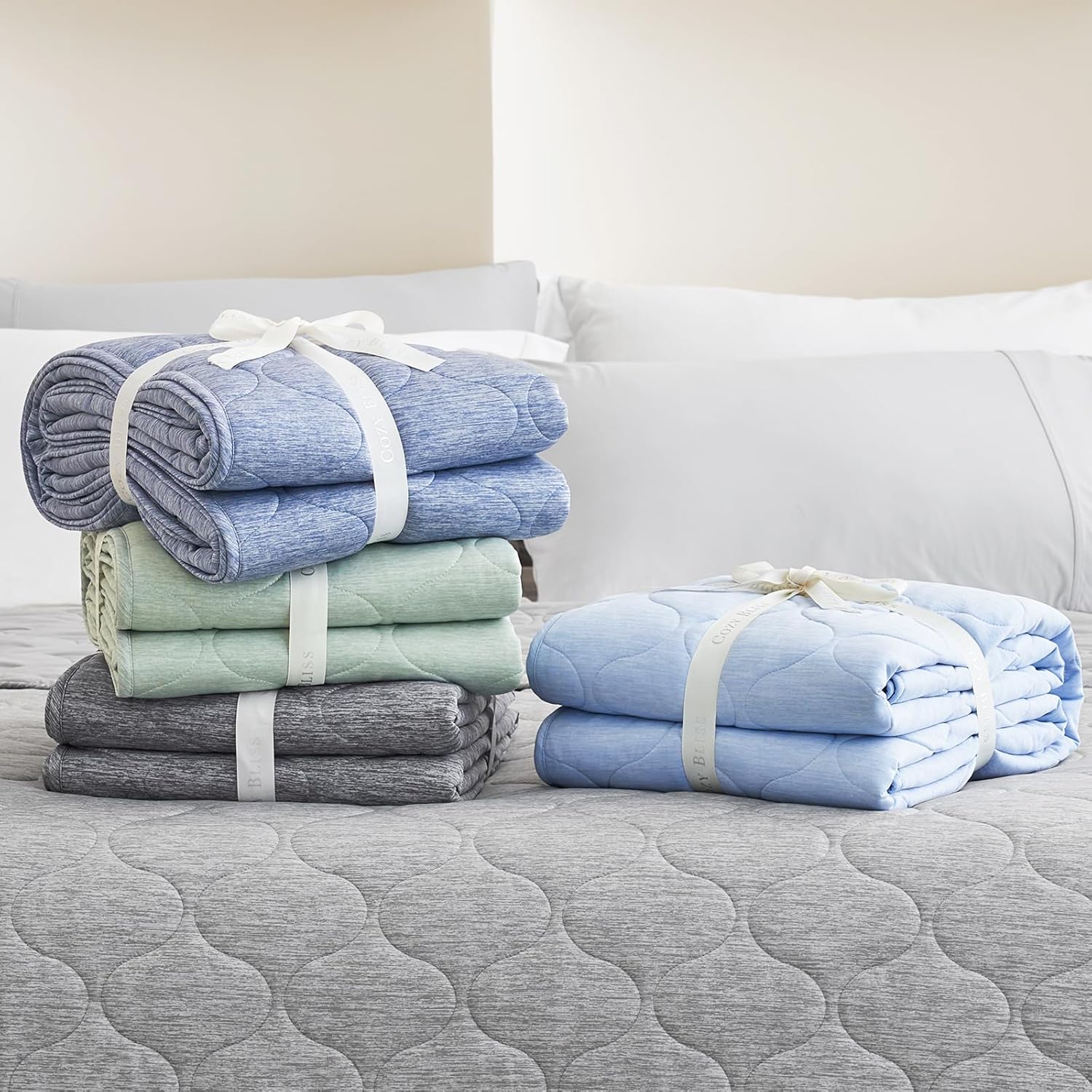 Cooling Blanket | Dual-Sided Design with Soft Breathable Fabric | Lightweight Throw for Year-Round Comfort 7