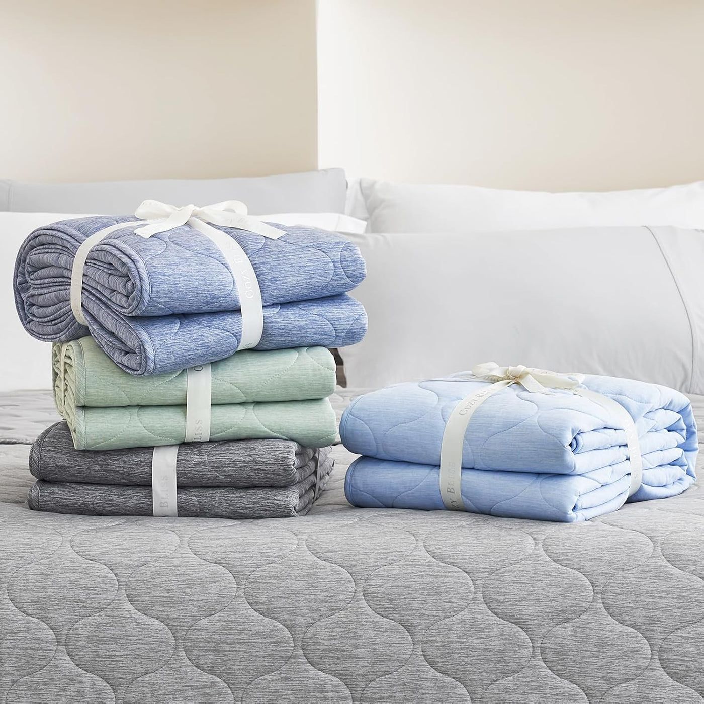 Cooling Blanket | Dual-Sided Design with Soft Breathable Fabric | Lightweight Throw for Year-Round Comfort 7