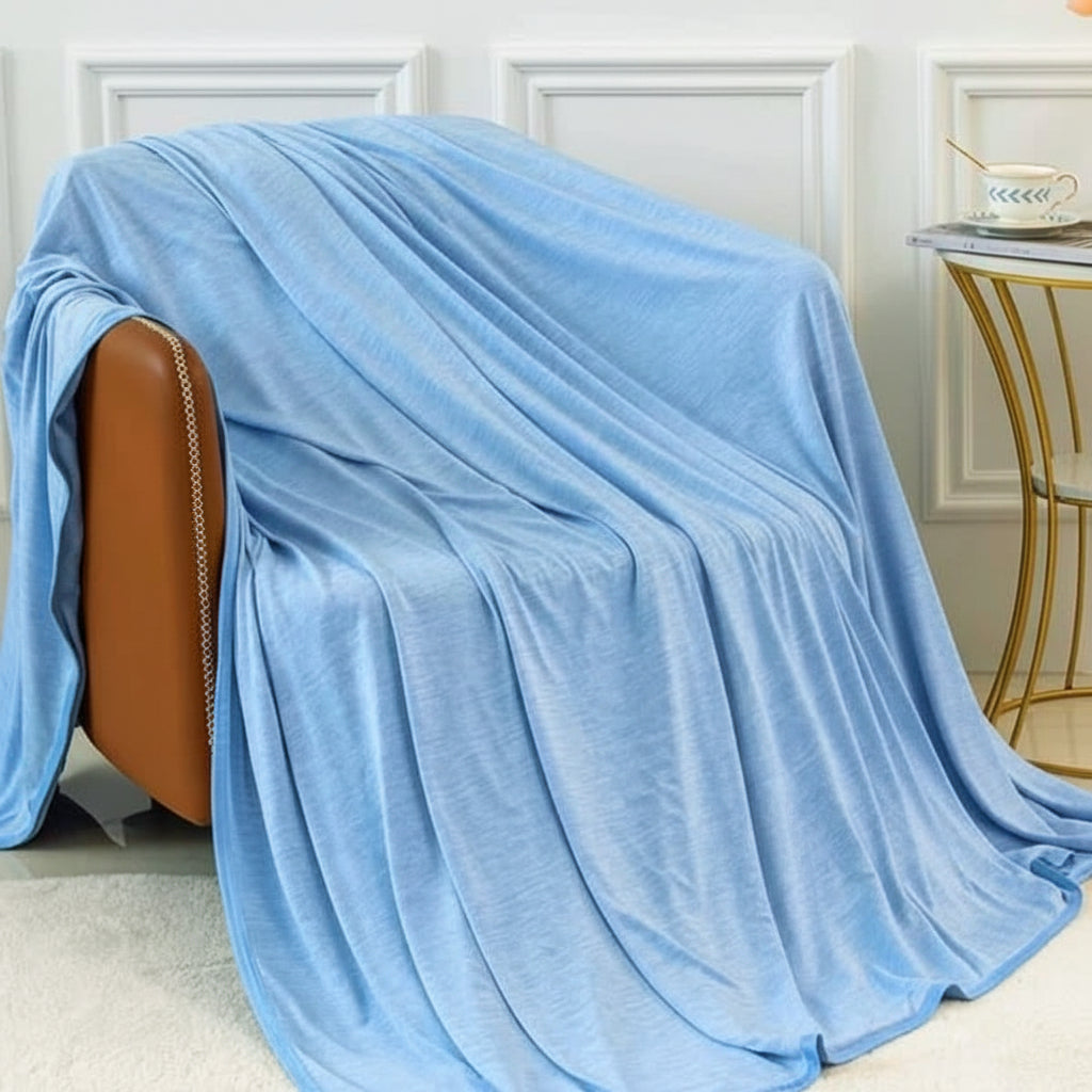 Cooling Blanket | Lightweight Breathable Fabric with Temperature Control | Ideal for Hot Sleepers for Comfortable Sleep 0