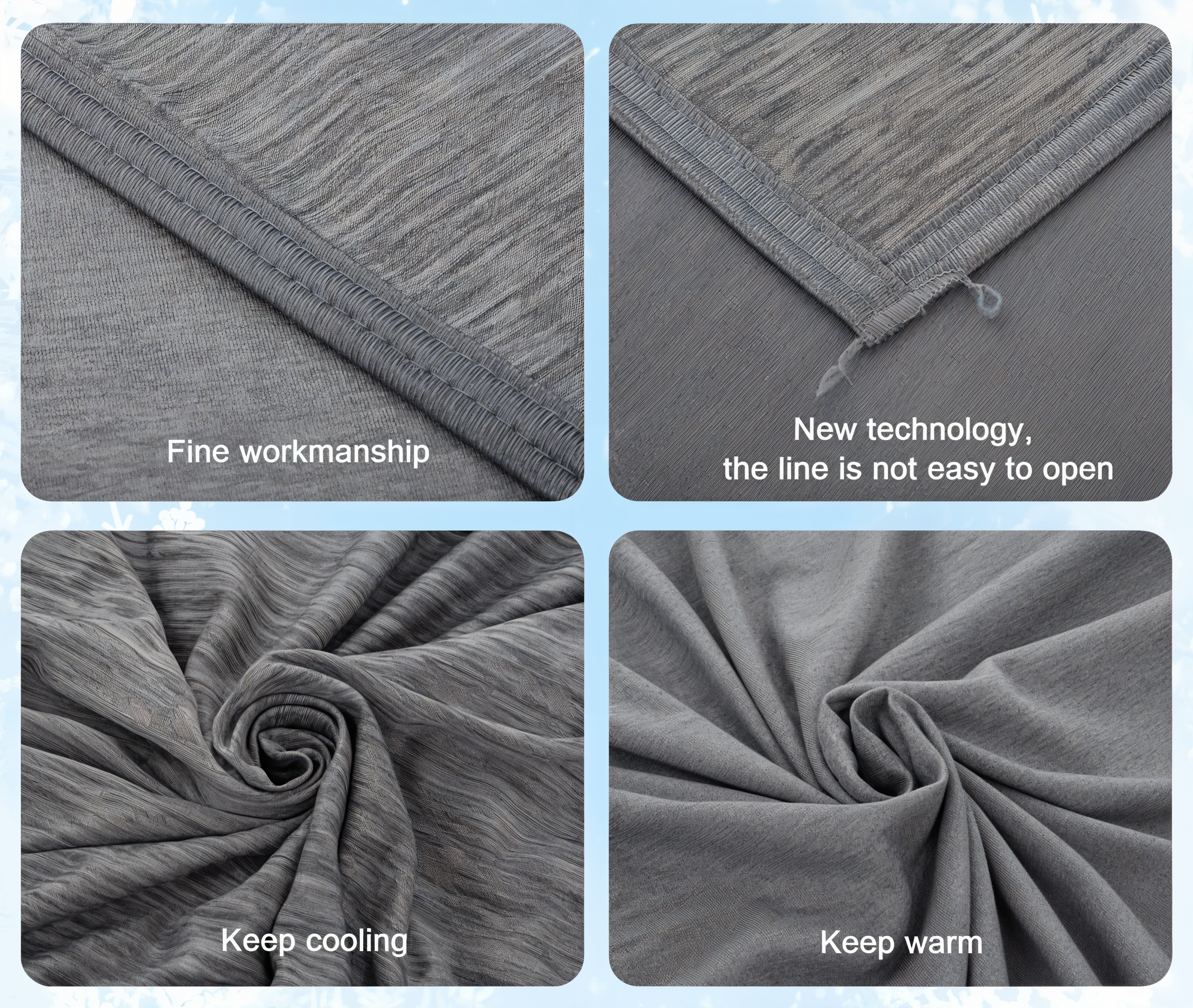 Cooling Blanket for Bed with Breathable Cotton & Airflow Technology | Lightweight Comfort for Hot Sleepers 5