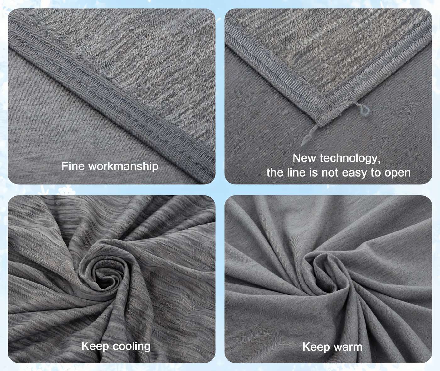 Cooling Blanket for Bed with Breathable Cotton & Airflow Technology | Lightweight Comfort for Hot Sleepers 5