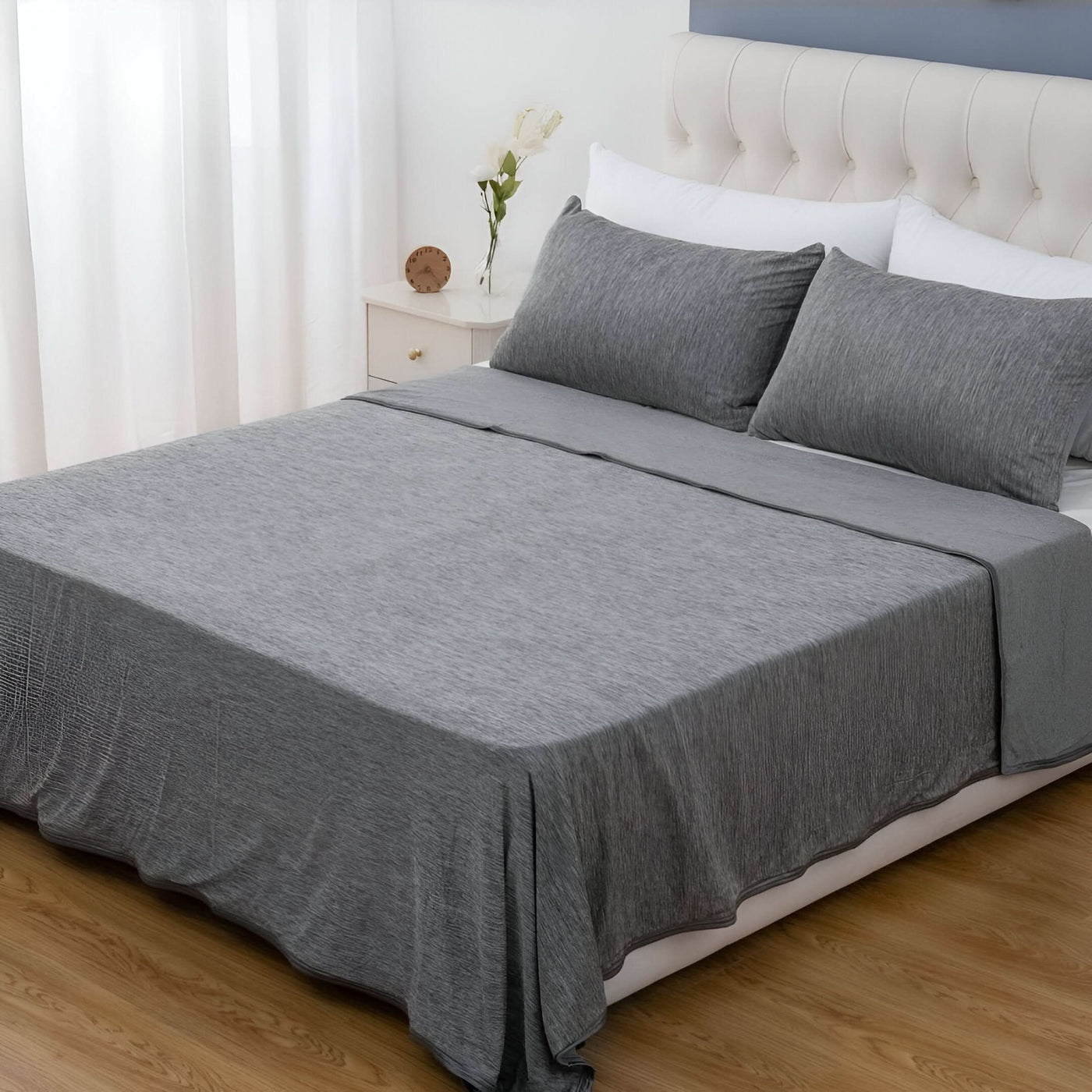 Cooling Blanket for Bed with Breathable Cotton & Airflow Technology | Lightweight Comfort for Hot Sleepers 9