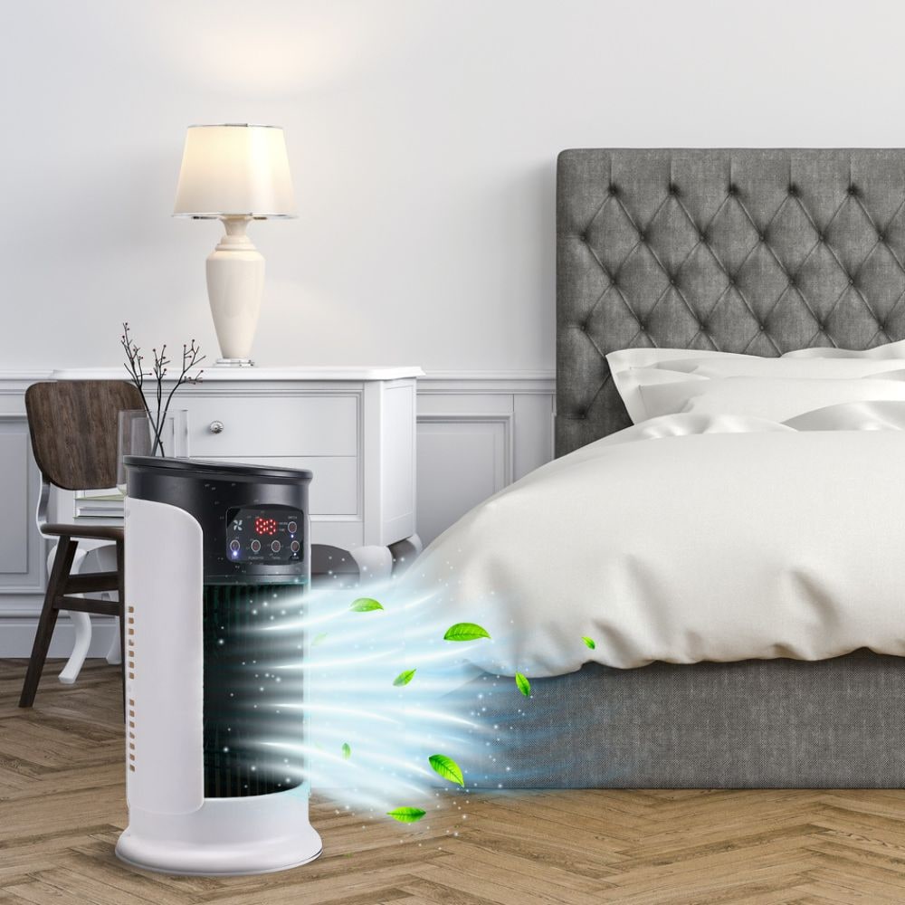 Cooling Breeze | Portable Air Cooler Tower with Quiet Operation | Compact Design for Everyday Comfort 1