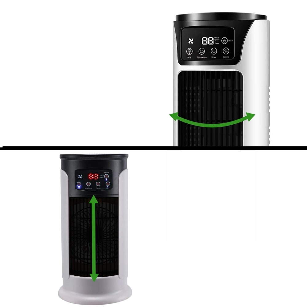 Cooling Breeze | Portable Air Cooler Tower with Quiet Operation | Compact Design for Everyday Comfort 3