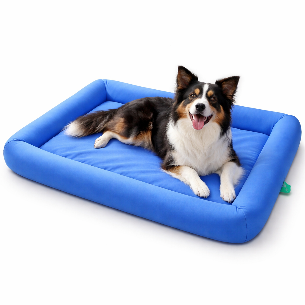 Cooling Dog Bed | Waterproof Design with Breathable Technology | Cozy Retreat for Summer Comfort 3