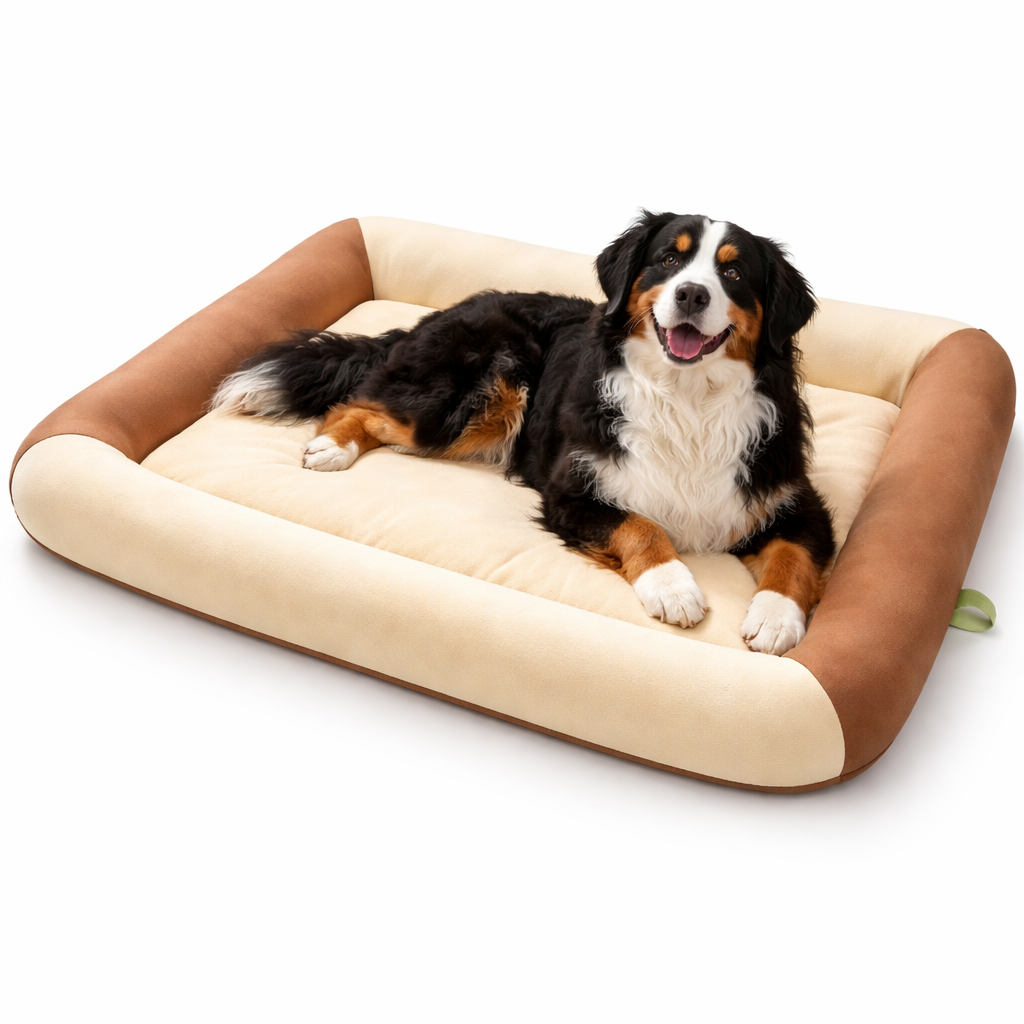 Cooling Dog Bed | Waterproof Design with Breathable Technology | Cozy Retreat for Summer Comfort 4