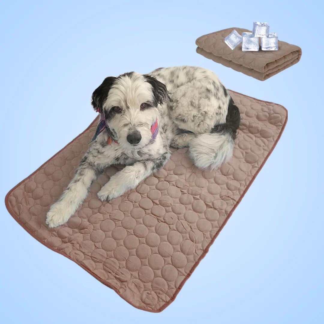 Cooling Mat for Dogs | Ice Silk Fabric with Portable Design for Instant Relief 2