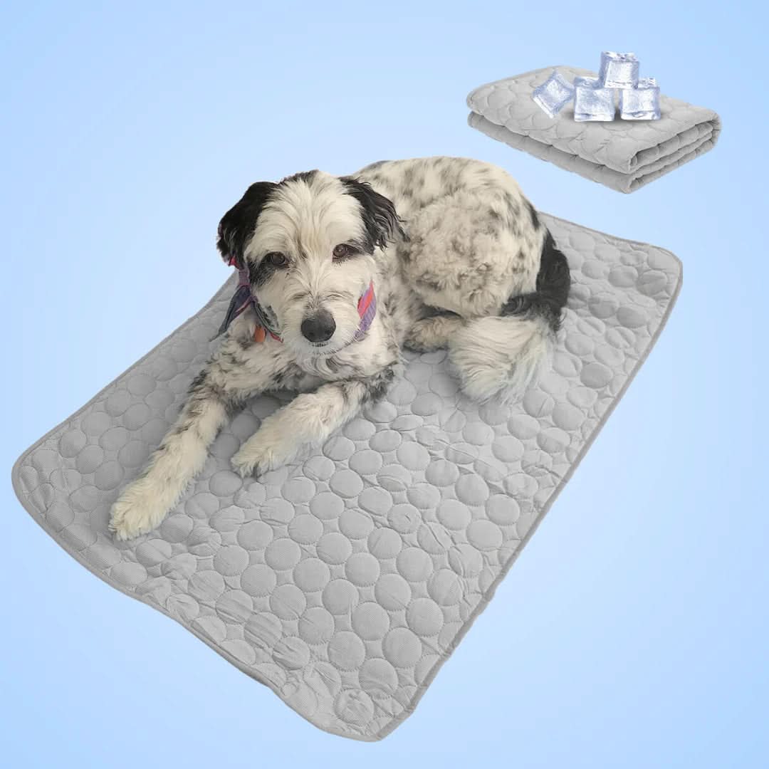 Cooling Mat for Dogs | Ice Silk Fabric with Portable Design for Instant Relief 3