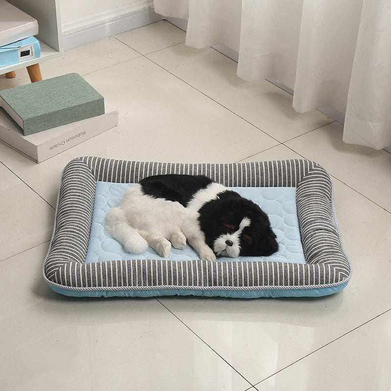 Cooling Pet Bed | Breathable Dog Bed with Non-Slip Base | Comfortable Resting Solution for Hot Weather
