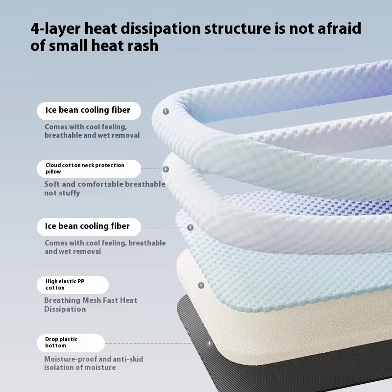 Cooling Pet Bed | Breathable Ice Silk Fabric Dog & Cat Bed for Summer Comfort 4