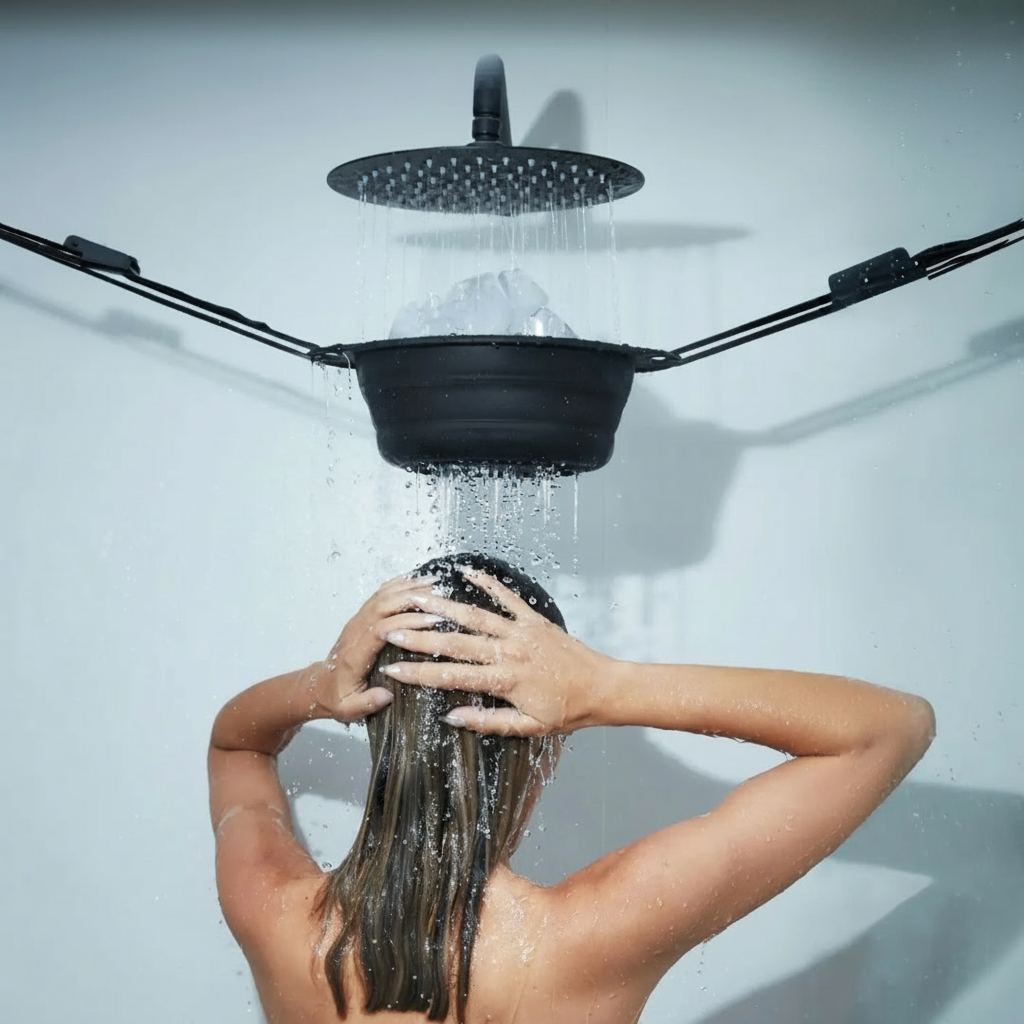 Cooling Shower Therapy System | Shower Attachment with Cold Plunge Feature | Invigorating Recovery for Post-Workout Refreshment
