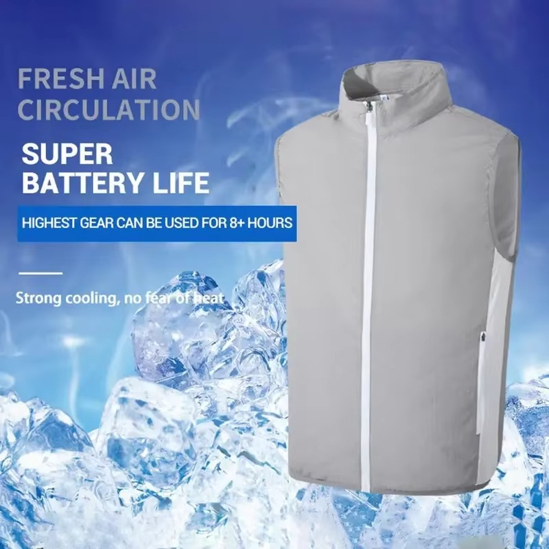 Cooling Vest Series | USB Rechargeable Cooling Jacket with Adjustable Airflow | Lightweight Design for Outdoor Comfort