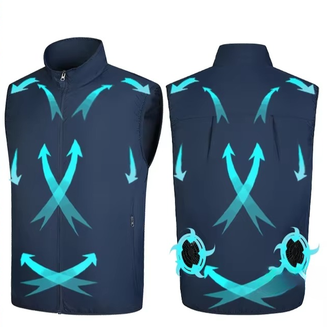 Cooling Vest Series | USB Rechargeable Cooling Jacket with Adjustable Airflow | Lightweight Design for Outdoor Comfort 4