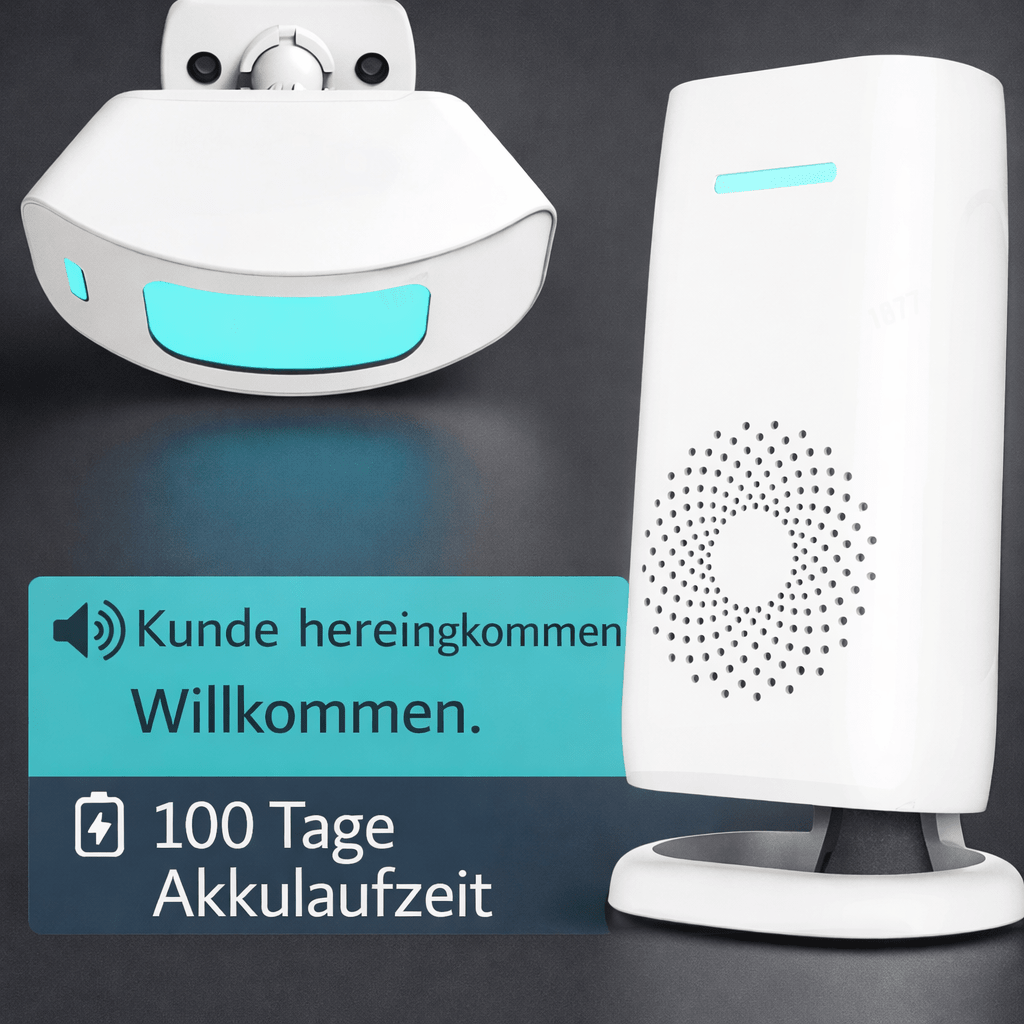 Wireless Doorbell with PIR Motion Sensor, Cordless Doorbell up to 300 m Range, Wireless Door Chime with 16 Greetings_09