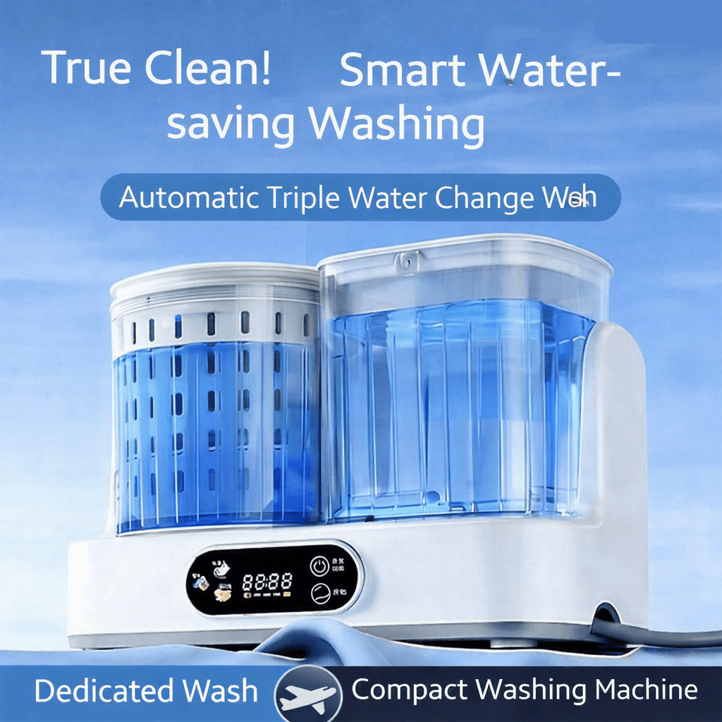Portable Washing Machine, Mini Washing Machine with 3 L Container
