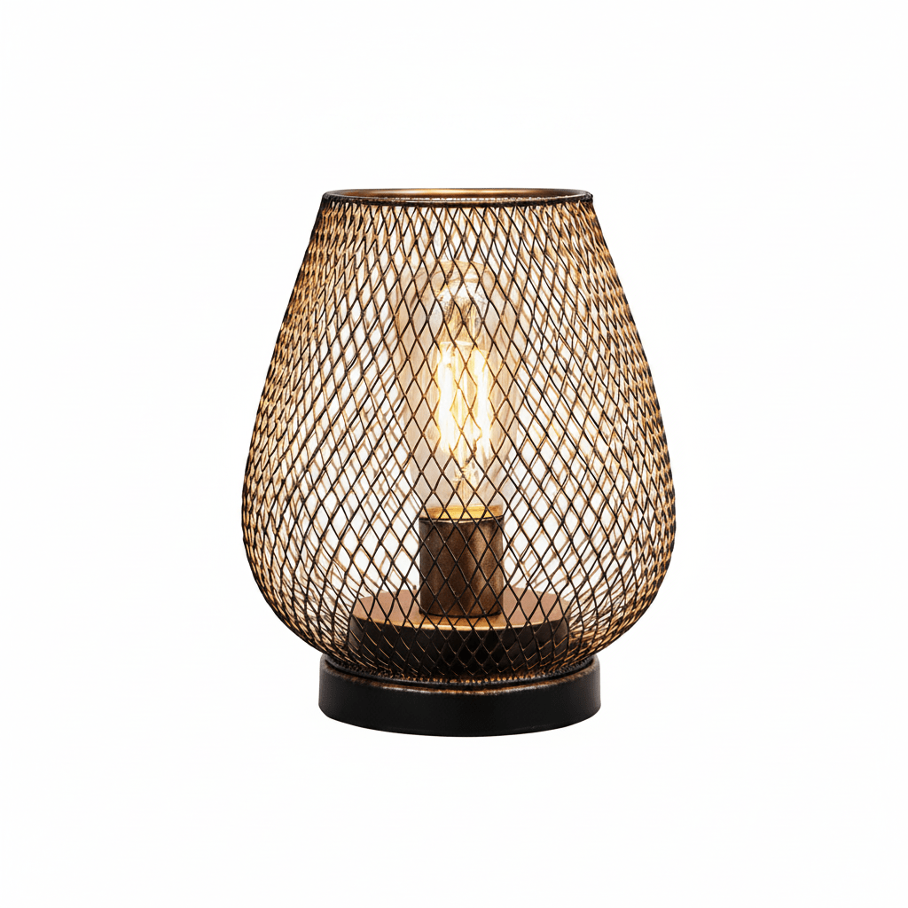 Battery Operated Table Lamp, Cordless Table Lamp with Warm LED Edison Bulb, Small Table Lamps for Living Room_08