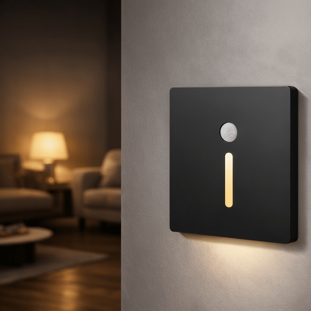 Wall Light with Motion Sensor, Hallway Light and Stair Light, Modern Wall Sconce, LED Wall Lamp for Staircase Lighting_12