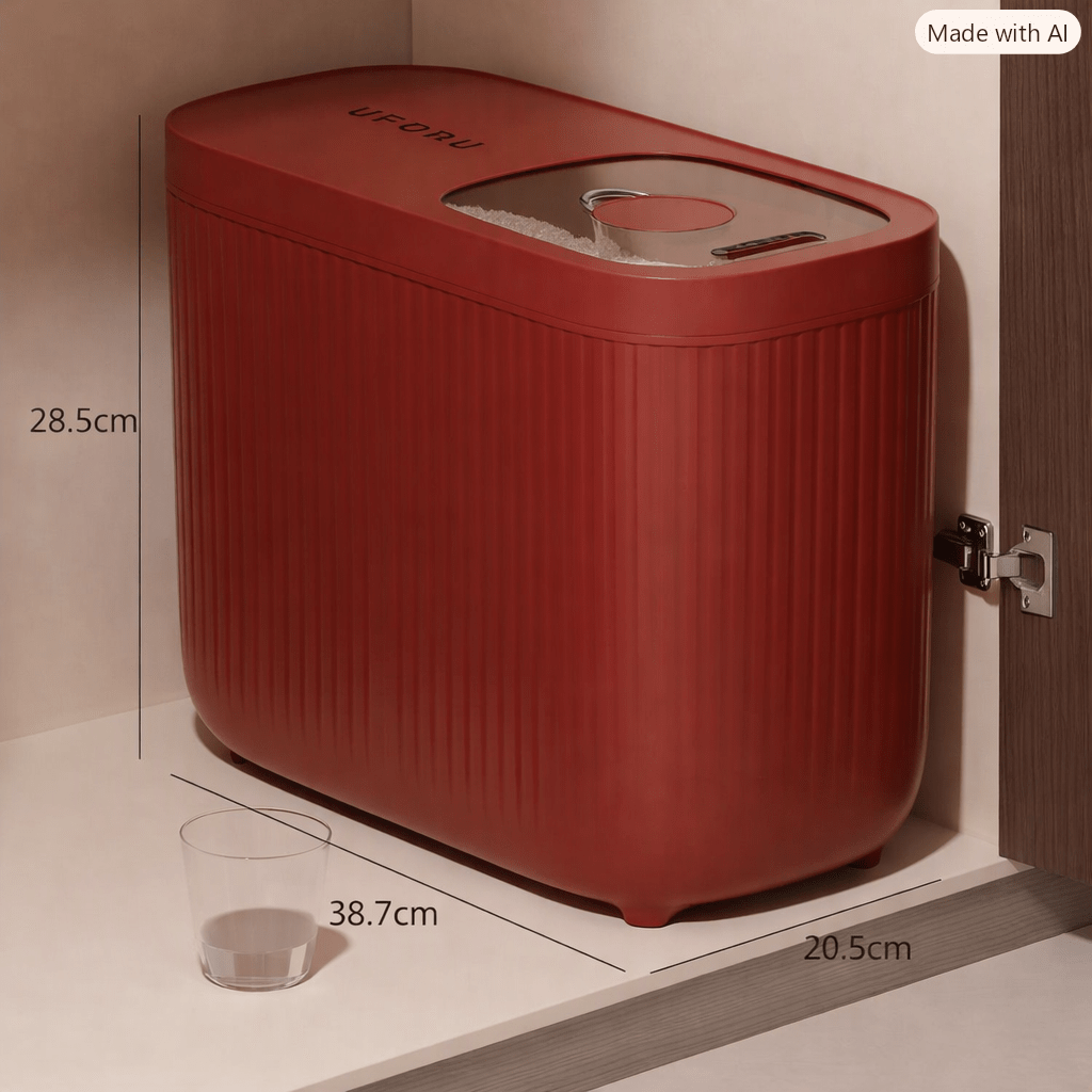 Airtight Dog Food Container, Dog Food Storage Container with Locking Lid, Pet Food Storage Box for Cats and Dogs_16