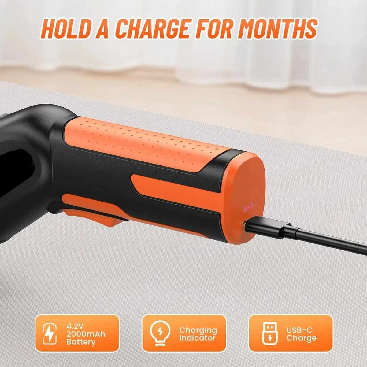 Electric Scissors, Cordless Electric Scissors with Self Sharpening Blade
