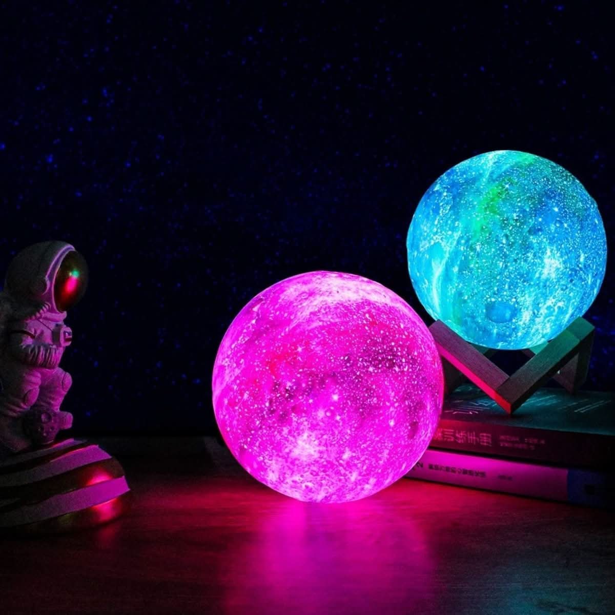 Childrens Night Light, Moon Lamp with Remote Control, Colour Changing LED Moon Light, Dimmable Mood Light for Bedroom_05