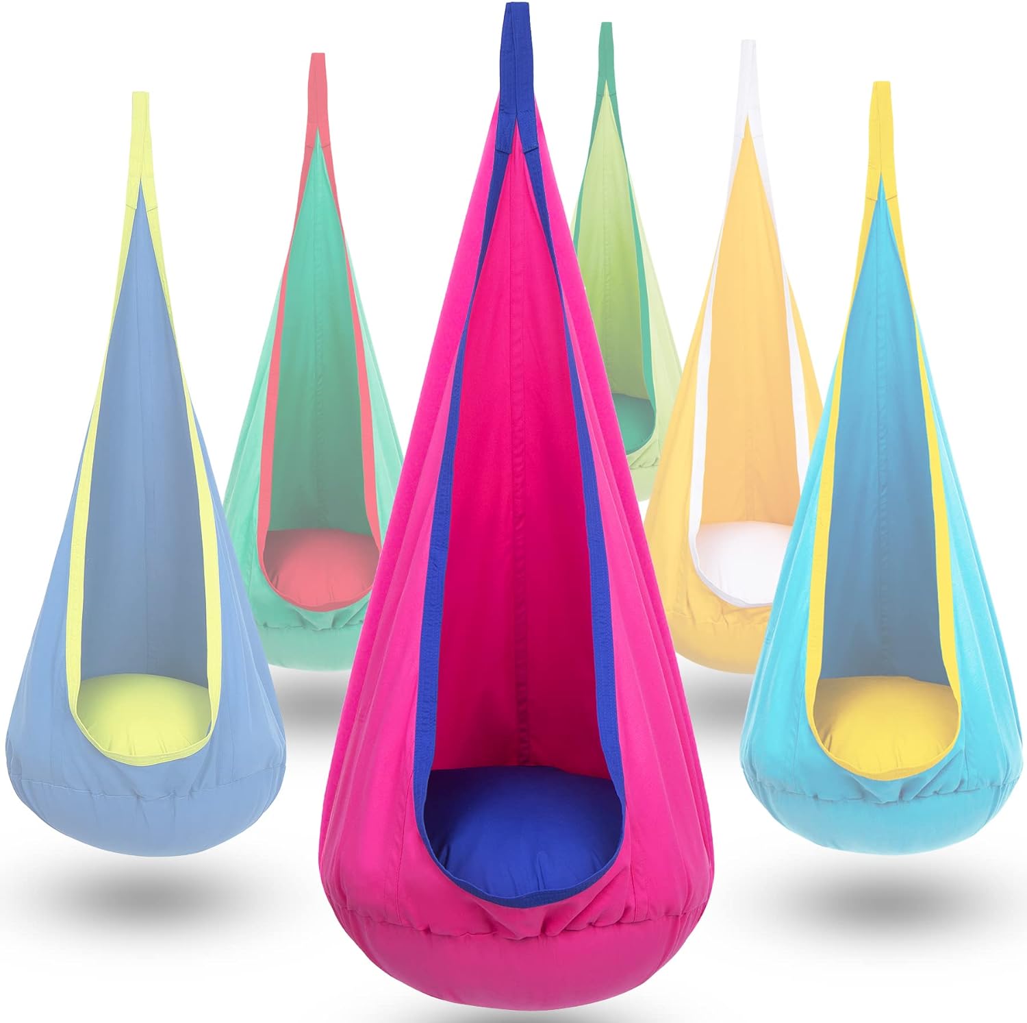 CozyNest | Hanging Chair with Inflatable Cushion for Indoor & Outdoor Relaxation 10