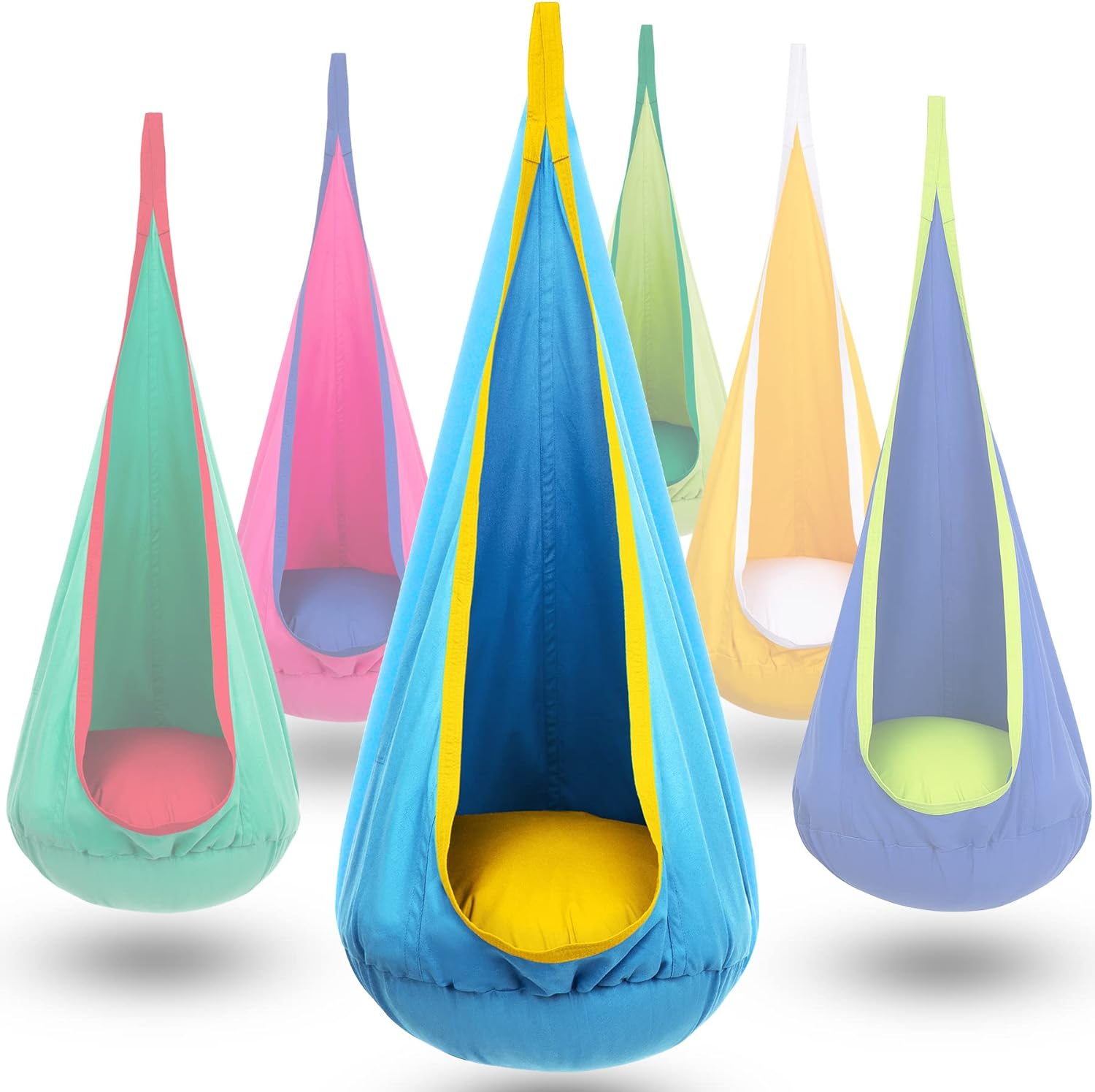 CozyNest | Hanging Chair with Inflatable Cushion for Indoor & Outdoor Relaxation 4