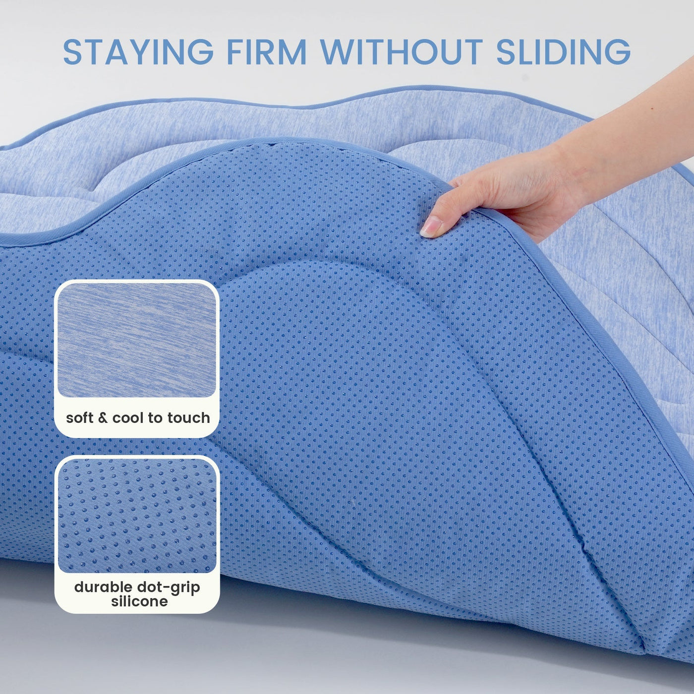 Cozy Bliss | Dog Cooling Mat with Instant Chill Fabric & Waterproof Design | Non-Slip Backing for Comfort 4