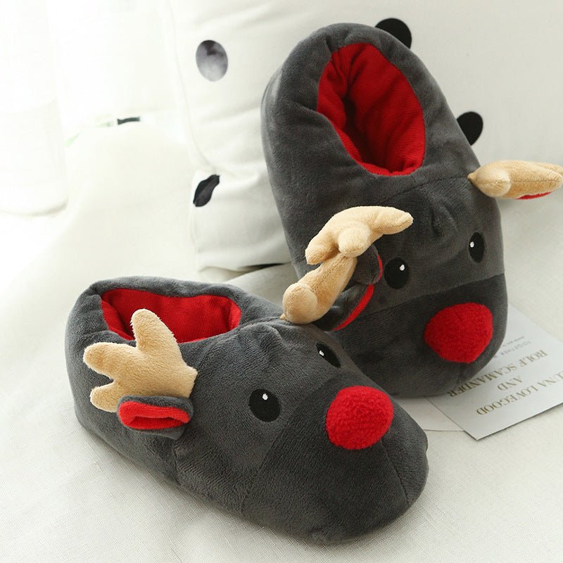 Womens Slippers, Mens Slippers, Unisex Fleece House Slippers with Non Slip Studded Sole for Indoor Warmth_02