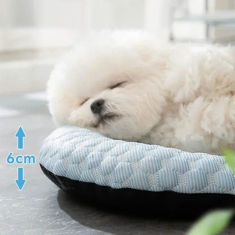 Cozy Haven | Cooling Pet Mat with Breathable Fabric & Soft Padding | Cloud-Shaped Design for Summer Comfort 8