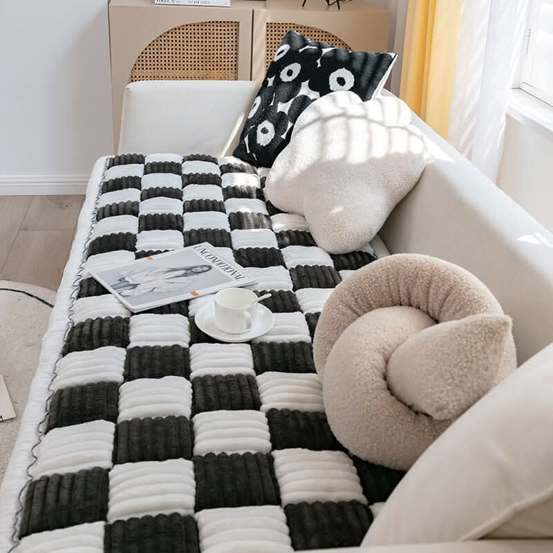 Dog Blanket for Sofa, Non Slip Sofa Cover for Dogs, Cat Blanket, Washable Chenille Pet Blanket for Bed and Floor_05
