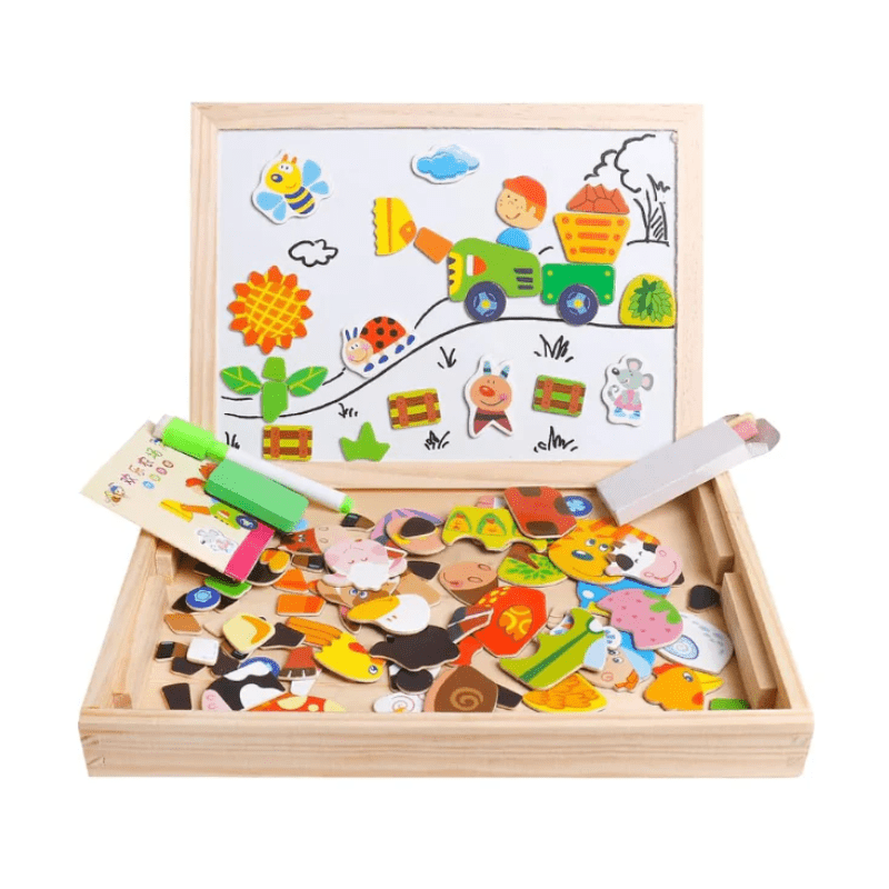 Magnetic Board and Chalkboard for Kids – image 4