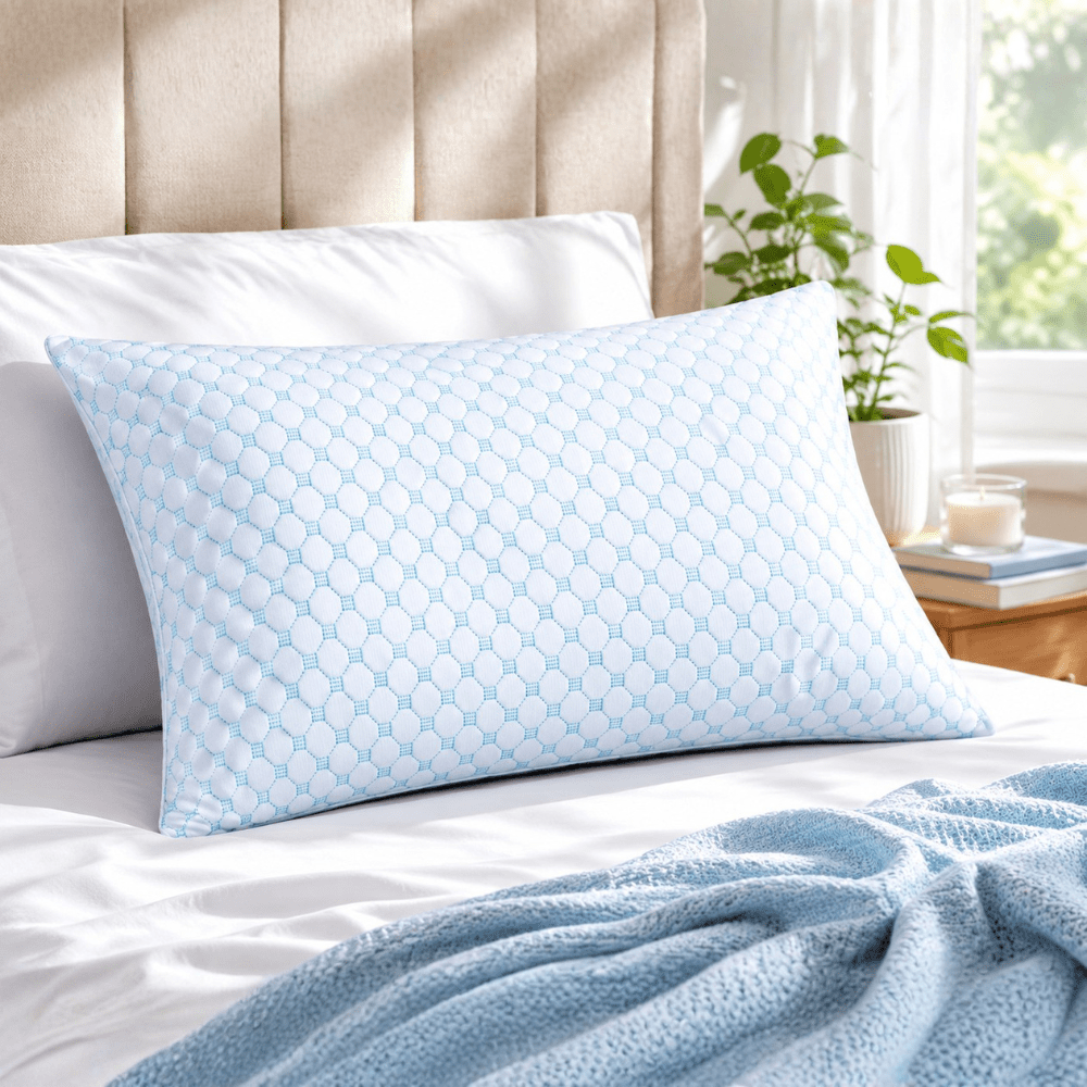 Side Sleeper Pillow Adjustable Height, Supportive Pillow Breathable for Back Sleepers, Bed Pillow with Washable Cover
