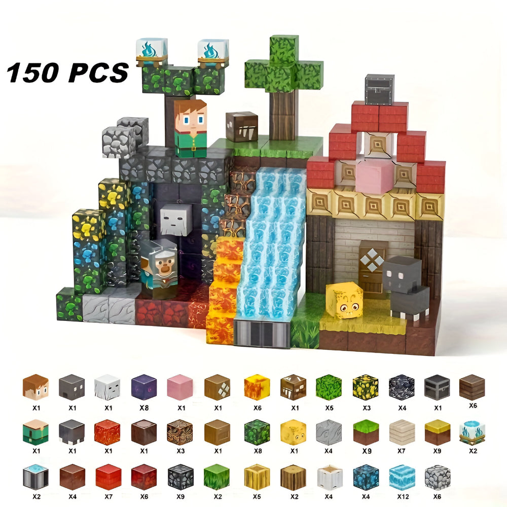 Creative Building Cube Set | Magnetic Blocks for Kids with Easy Connection | Fun Learning Toy for Imaginative Play 2