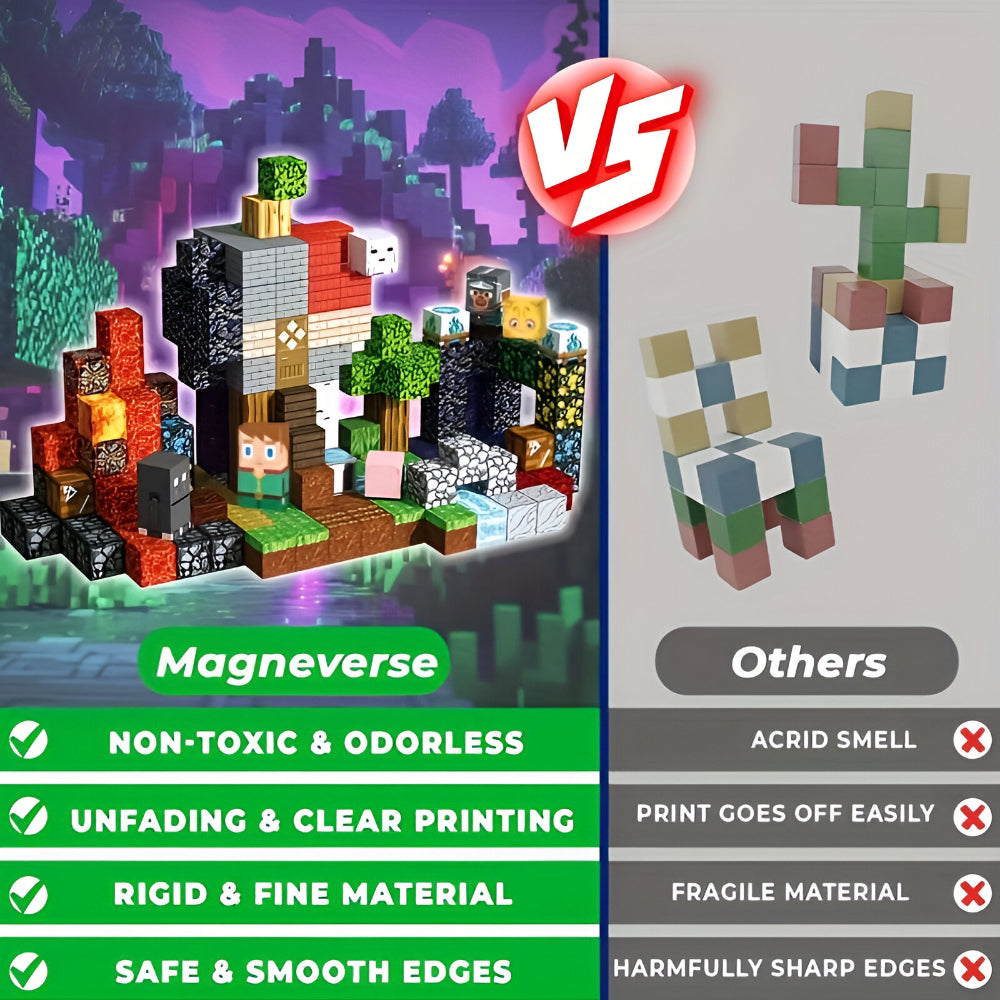 Creative Building Cube Set | Magnetic Blocks for Kids with Easy Connection | Fun Learning Toy for Imaginative Play 6