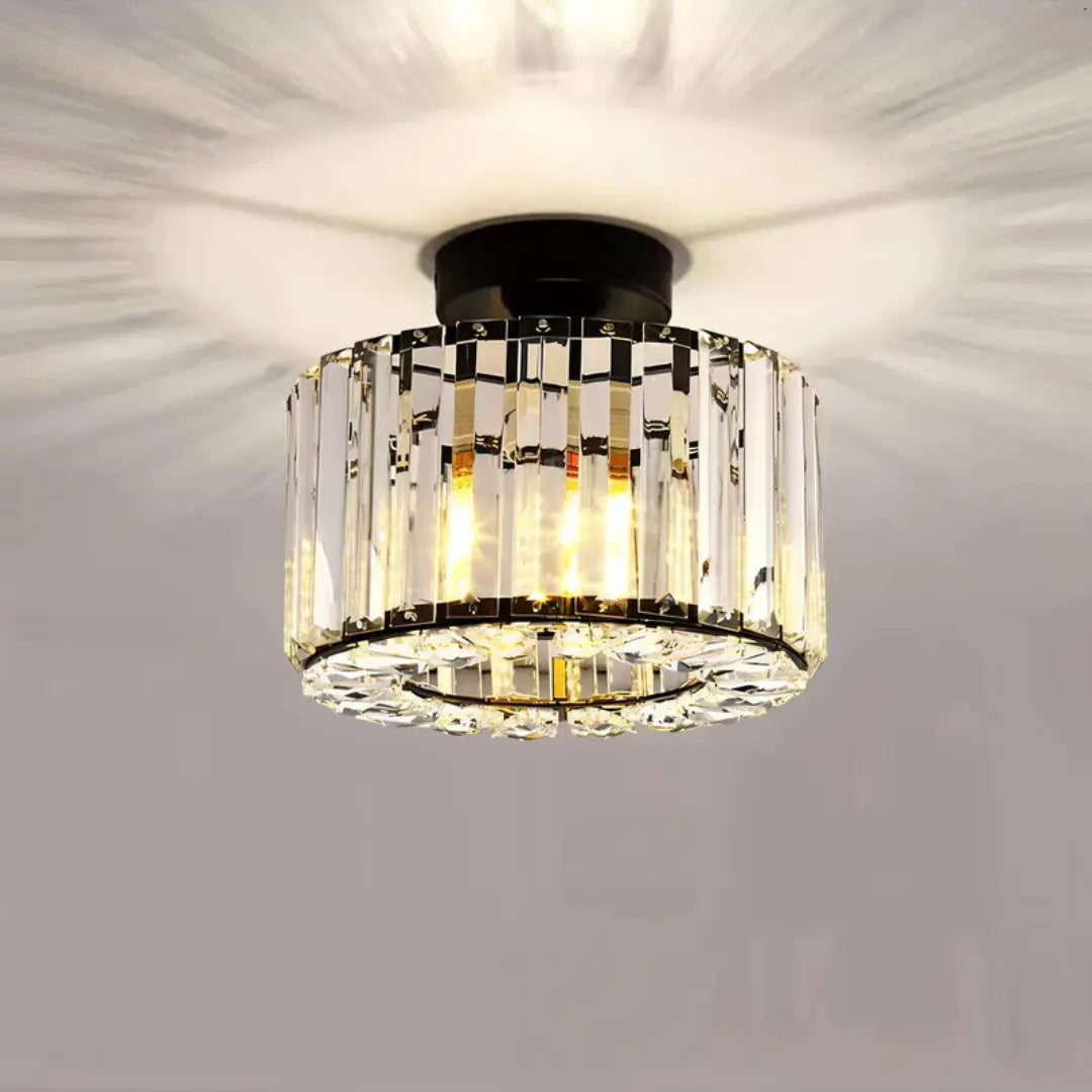 CrystalLuxe | Elegant Modern LED Flush Mount Ceiling Light Fixture 0