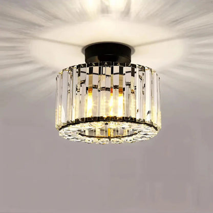 CrystalLuxe | Elegant Modern LED Flush Mount Ceiling Light Fixture 0