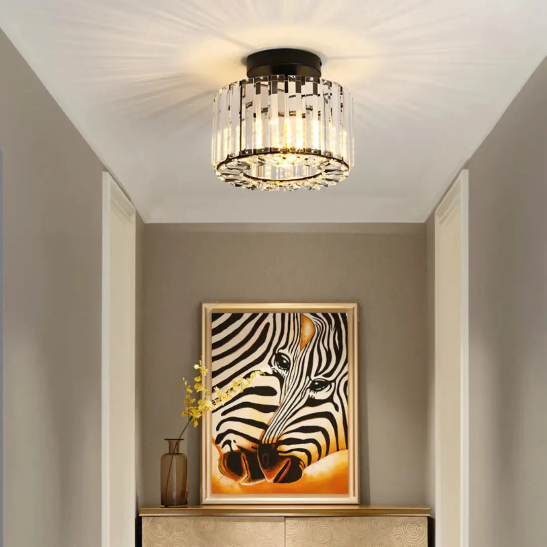 CrystalLuxe | Elegant Modern LED Flush Mount Ceiling Light Fixture 1
